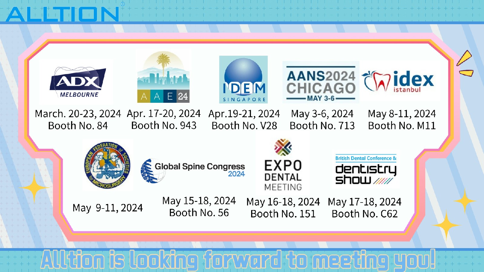 Don't Miss This Chance to Connect with ALLTION in person! See You in Exhibition!